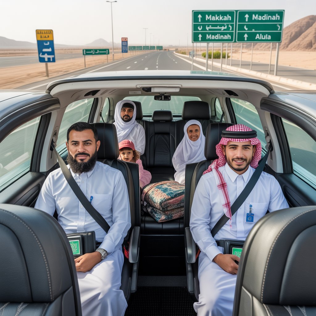 Taxi Services in Riyadh Long-Distance Intercity Travel to Makkah, Madinah & AlUla