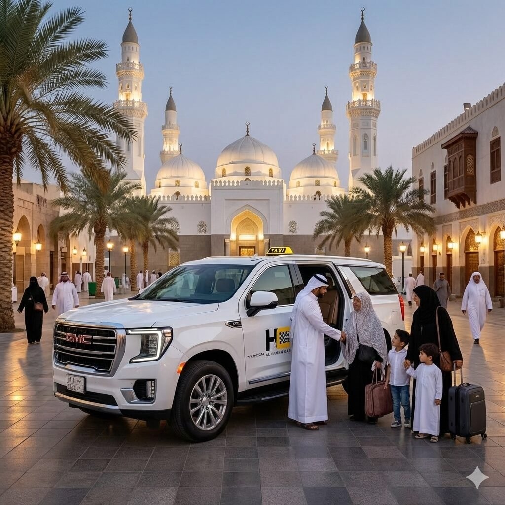 Taxi Services in Madinah for Ziyarah Best Transportation to All Holy Sites