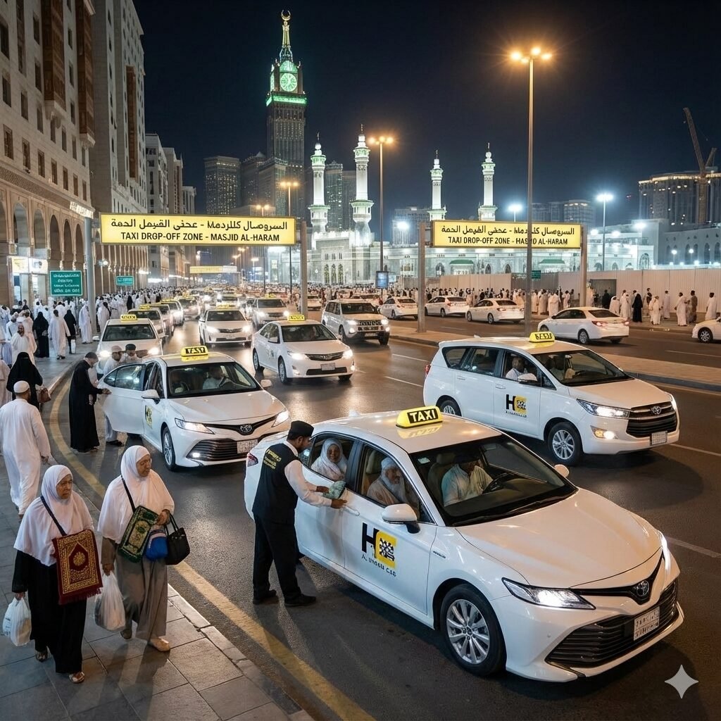Taxi Services in Makkah Managing Haram Traffic and Peak Prayer Hours