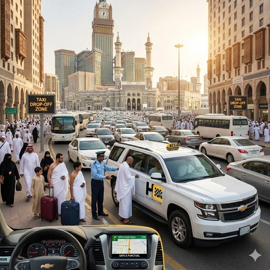 Taxi Services in Makkah Managing Haram Traffic and Peak Prayer Hours