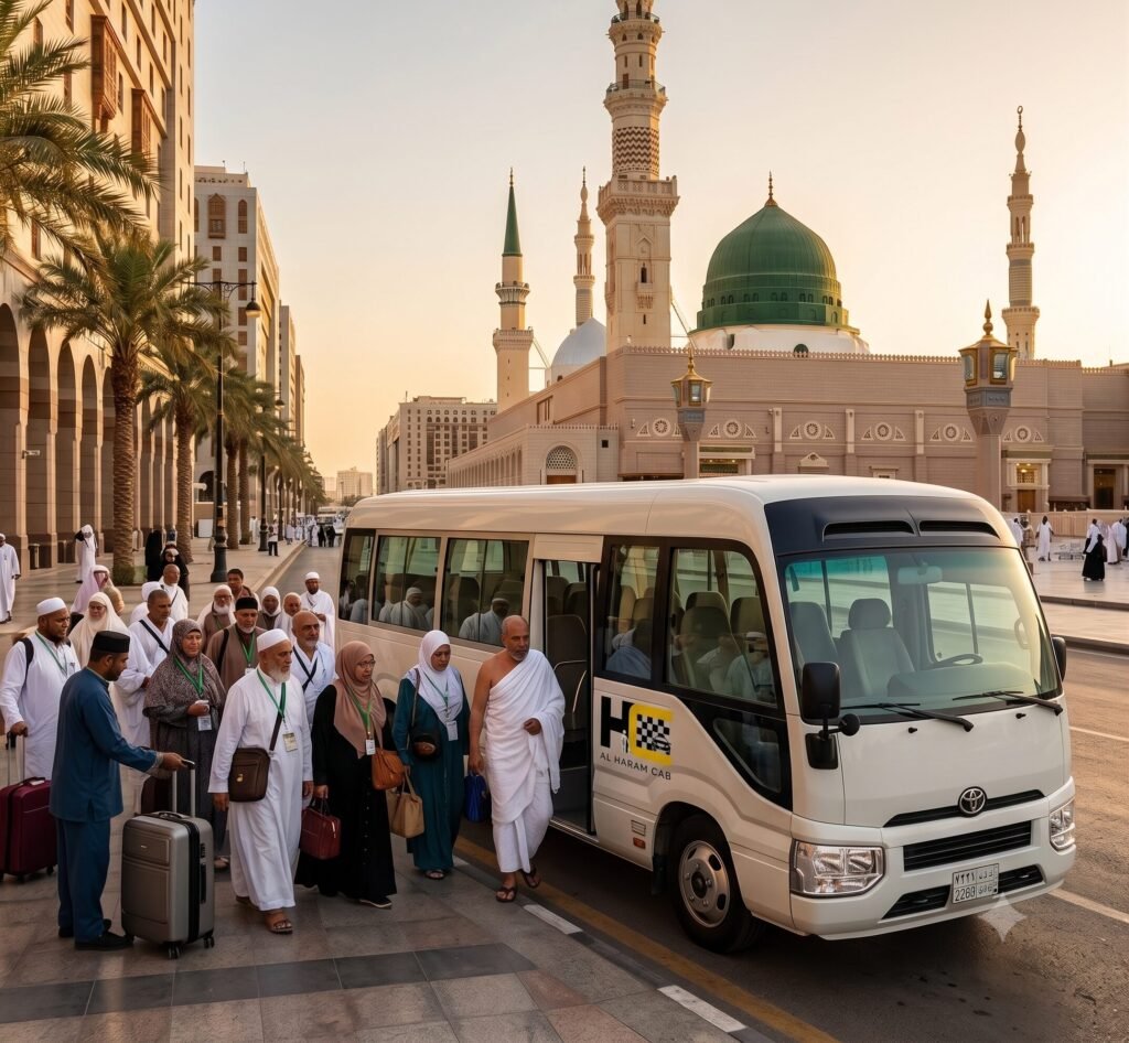 Riyadh to Madinah Taxi Price, Travel Time & Booking Guide (2026) Al Haram Ca